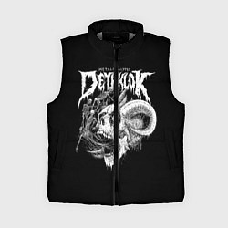 Женский жилет Dethklok: Goat Skull, цвет: 3D-светло-серый