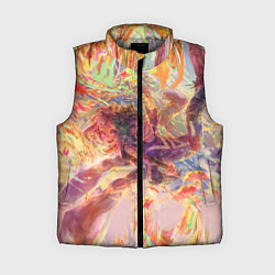 Женский жилет Моя геройская академия, цвет: 3D-светло-серый