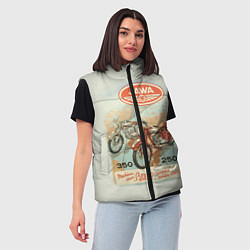 Женский жилет JAWA, цвет: 3D-светло-серый — фото 2