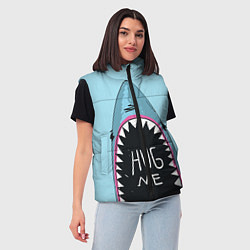 Женский жилет Shark: Hug me, цвет: 3D-красный — фото 2