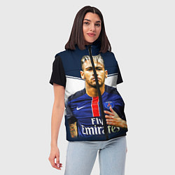 Женский жилет Neymar: Fly Emirates, цвет: 3D-красный — фото 2