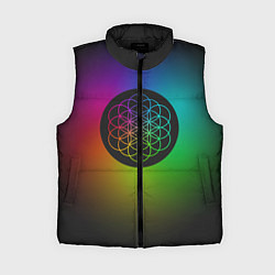 Женский жилет Coldplay Colour, цвет: 3D-черный