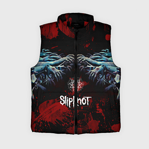 Женский жилет Slipknot руки зомби / 3D-Красный – фото 1