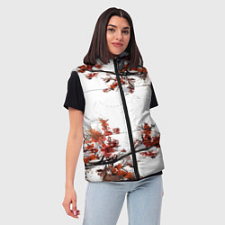 Женский жилет САКУРА, цвет: 3D-красный — фото 2