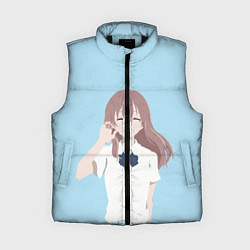 Женский жилет Форма голоса Koe no katachi 2, цвет: 3D-черный