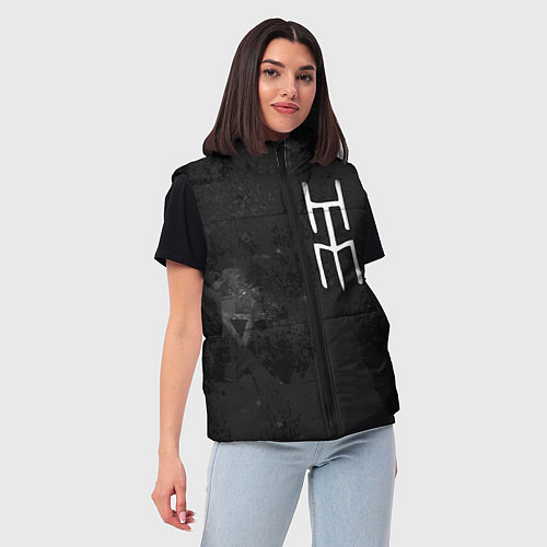 Женский жилет HIM / 3D-Светло-серый – фото 3