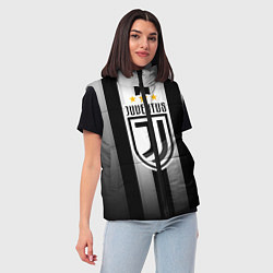 Женский жилет Juventus FC: New logo, цвет: 3D-черный — фото 2