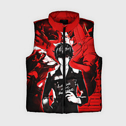 Женский жилет Persona 5, цвет: 3D-красный