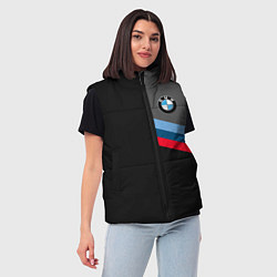 Женский жилет BMW БМВ, цвет: 3D-черный — фото 2