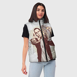 Женский жилет Eminem: Street Music, цвет: 3D-черный — фото 2