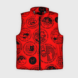 Женский жилет 21 Pilots: Don't Trust, цвет: 3D-светло-серый