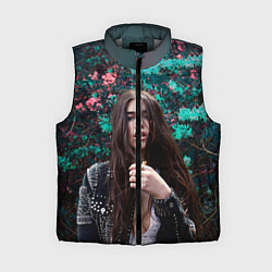 Женский жилет Dua Lipa: Floral, цвет: 3D-светло-серый