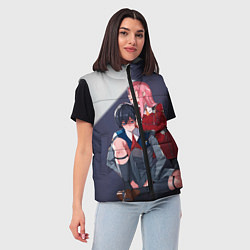 Женский жилет Darling in the FranXX, цвет: 3D-красный — фото 2