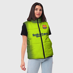 Женский жилет FC Barcelona: Home 18/19, цвет: 3D-светло-серый — фото 2