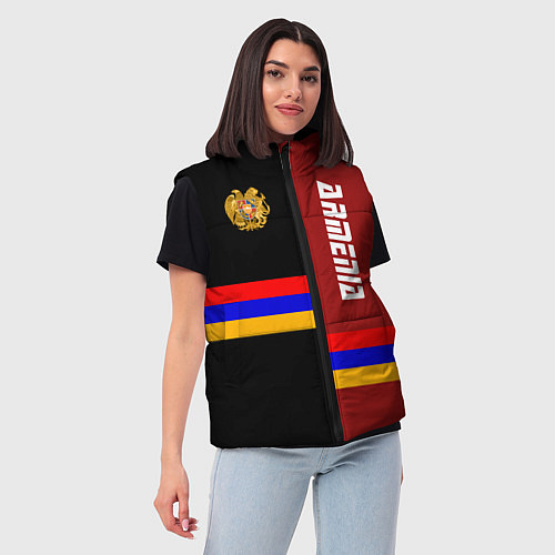 Женский жилет Armenia / 3D-Светло-серый – фото 3