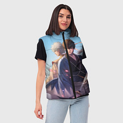 Женский жилет Gintama, цвет: 3D-черный — фото 2