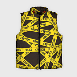Женский жилет Police Caution, цвет: 3D-красный