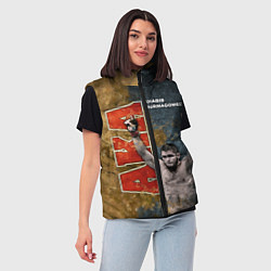 Женский жилет Aka Khabib, цвет: 3D-красный — фото 2