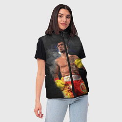 Женский жилет Vasyl Lomachenko, цвет: 3D-черный — фото 2