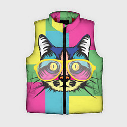 Женский жилет Поп-арт котик