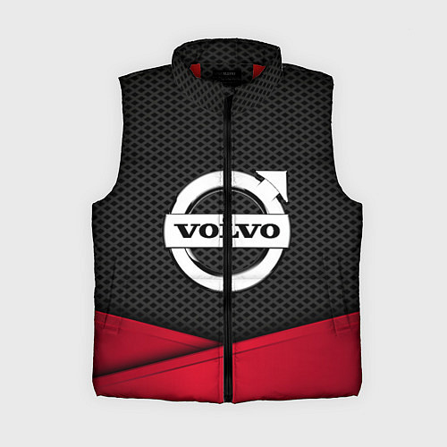Женский жилет Volvo: Grey Carbon / 3D-Красный – фото 1