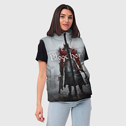 Женский жилет Bloodborne: Hell Knight, цвет: 3D-черный — фото 2