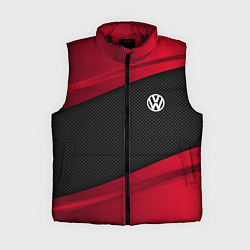 Женский жилет Volkswagen: Red Sport, цвет: 3D-черный