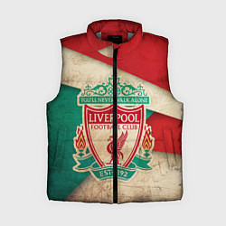 Женский жилет FC Liverpool: Old Style, цвет: 3D-светло-серый