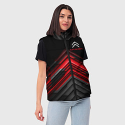 Женский жилет Citroen: Red sport, цвет: 3D-светло-серый — фото 2