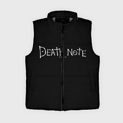 Женский жилет Тетрадь смерти, цвет: 3D-светло-серый