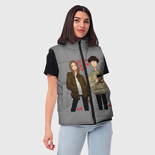 Женский жилет End of the f*cking world / 3D-Светло-серый – фото 3
