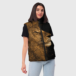 Женский жилет Песчаный лев, цвет: 3D-черный — фото 2