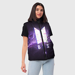 Женский жилет BTS: Violet Space, цвет: 3D-красный — фото 2