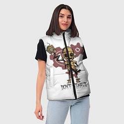 Женский жилет Don't Starve: WX-78, цвет: 3D-черный — фото 2