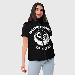 Женский жилет Brothood of Steel, цвет: 3D-черный — фото 2