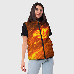 Женский жилет NATSU DRAGNEEL, цвет: 3D-черный — фото 2