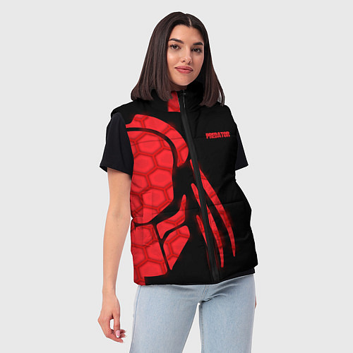 Женский жилет Predator: Red Light / 3D-Светло-серый – фото 3