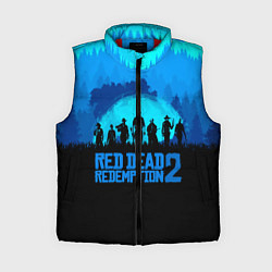 Женский жилет RDR 2: Blue Style, цвет: 3D-красный