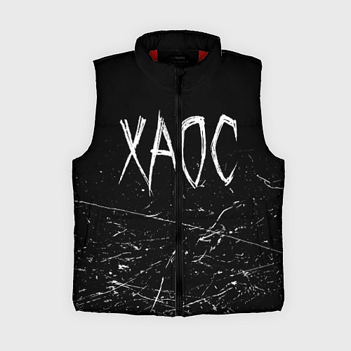 Женский жилет GONE Fludd ХАОС Черный / 3D-Красный – фото 1