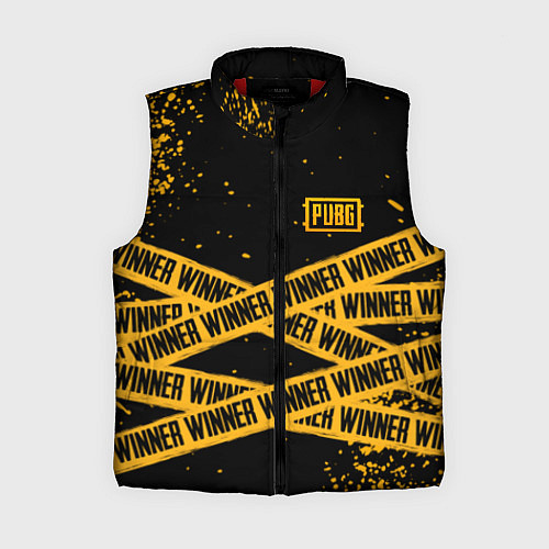 Женский жилет PUBG: Only Winner / 3D-Красный – фото 1