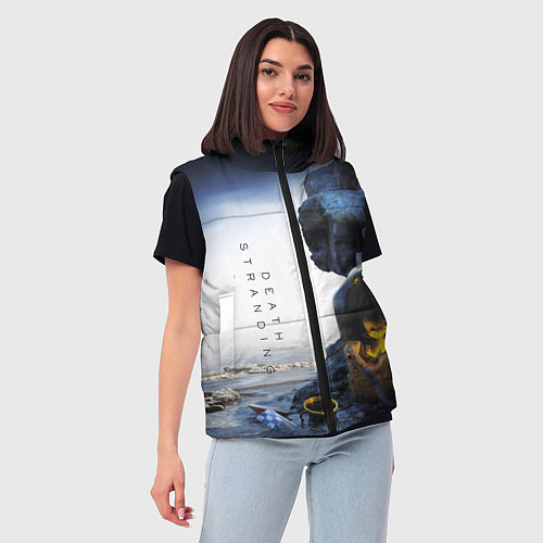 Женский жилет Death Stranding: Exclusive / 3D-Светло-серый – фото 3
