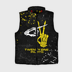 Женский жилет TOP: Skeleton Clique, цвет: 3D-красный