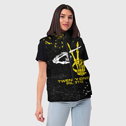 Женский жилет TOP: Skeleton Clique, цвет: 3D-светло-серый — фото 2