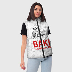 Женский жилет Baki the Grappler, цвет: 3D-красный — фото 2