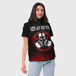 Женский жилет 30 Seconds to Mars, цвет: 3D-красный — фото 2