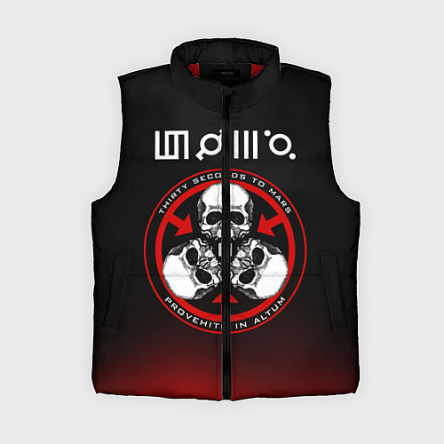 Женский жилет 30 Seconds to Mars / 3D-Красный – фото 1