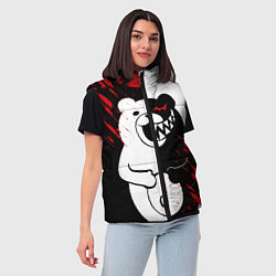 Женский жилет MONOKUMA, цвет: 3D-черный — фото 2