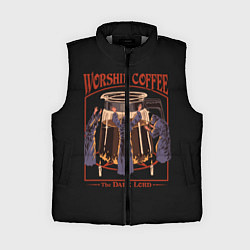 Женский жилет Worship Coffee, цвет: 3D-светло-серый