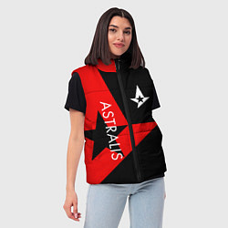 Женский жилет Astralis: Cybergaming, цвет: 3D-красный — фото 2