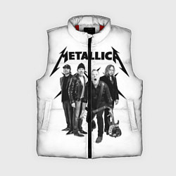 Женский жилет Metallica, цвет: 3D-красный